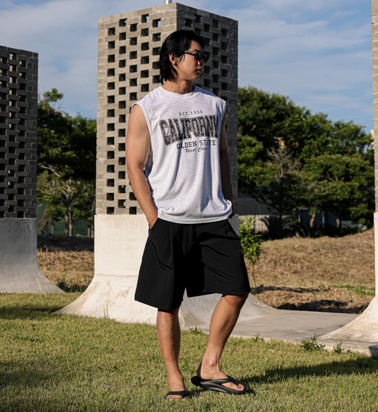 (M-5XL)<br>브로디 バミューダ バンディング半ズボン 1108