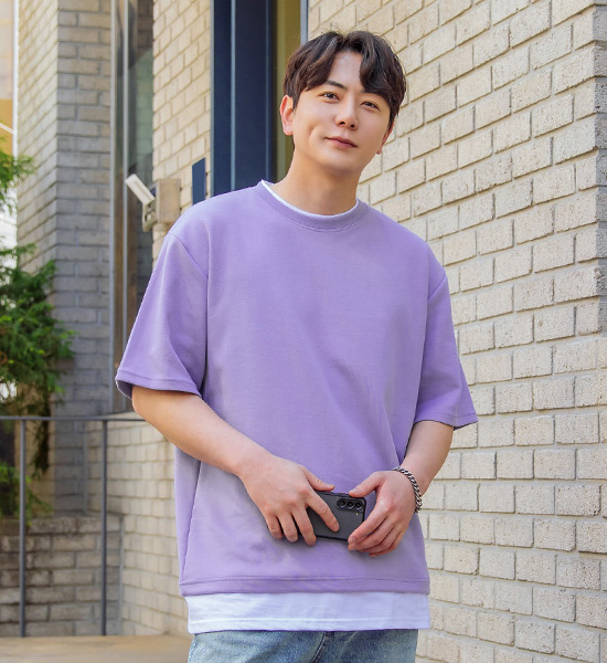 (L~6XL)<br>리모주 半そでティー