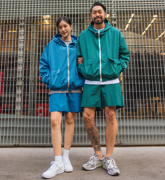 (L-5XL)<BR>페인스빌 フードジャンパ +피터만 バンディング半ズボン