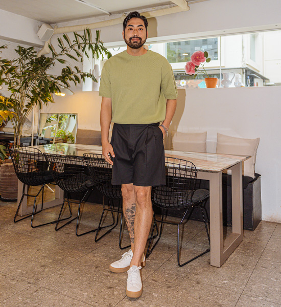 (L-5XL)<br>헤이미쉬 半袖のニット