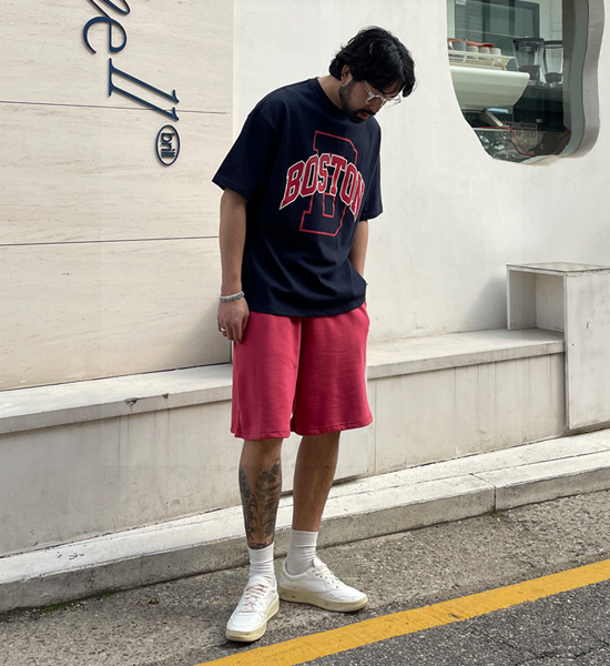 (L-5XL)<BR>오코너 보스턴 半そでティー