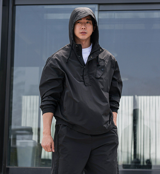 (L-5XL)<br>티카스 ナイロン フダノラック