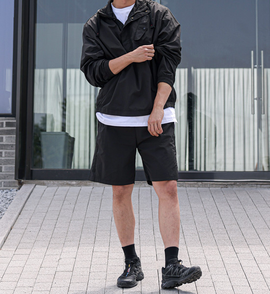 (L-5XL)<br>티카스 ナイロン フダノラック+람퍼 ナイロン バンディング半ズボン