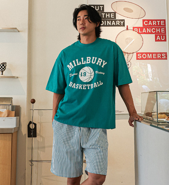 (XL-5XL)<BR>밀버리 半そでティー