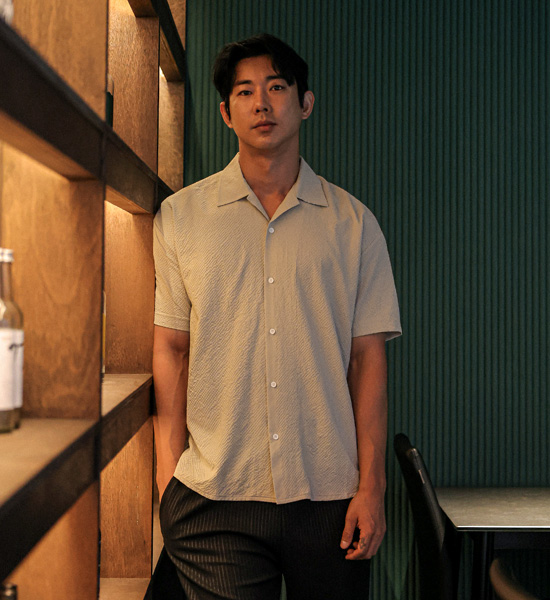 (XL-4XL)<br>포스클 시어서커 半袖シャツ