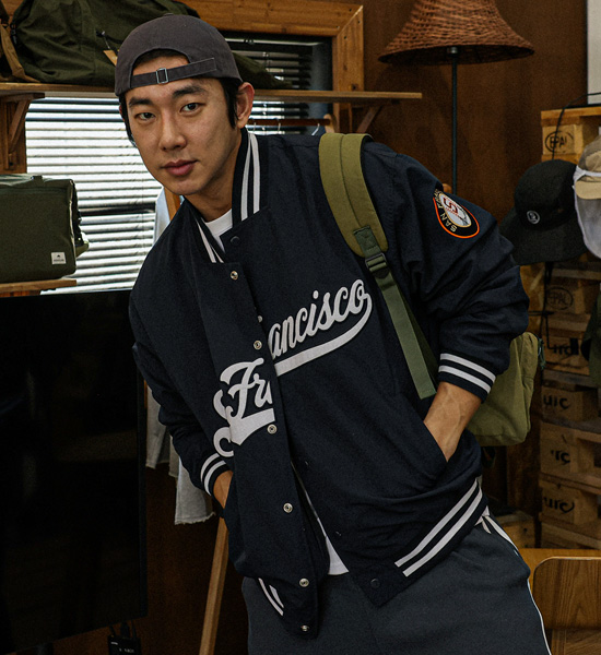 (XL-4XL)<BR>오트레핀 野球ジャンパー