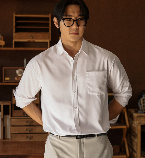 (M-6XL)<br>줄린 長袖シャツ
