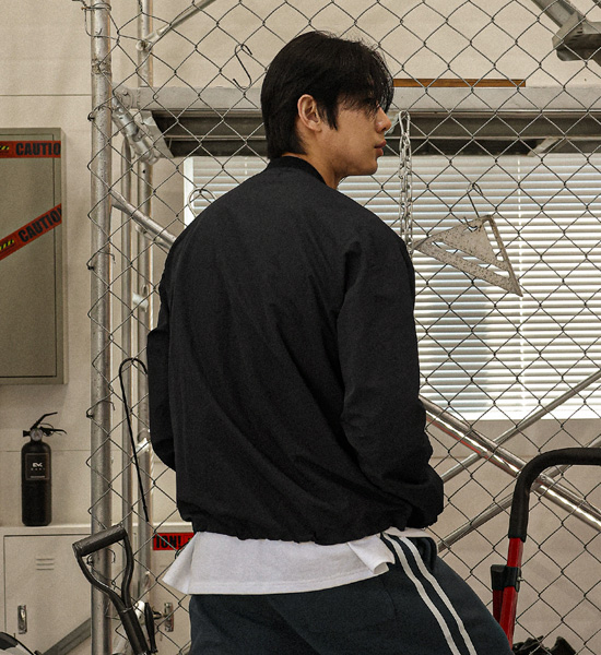 (L-5XL)<BR>하리푸르 ナイロン マンツーマン