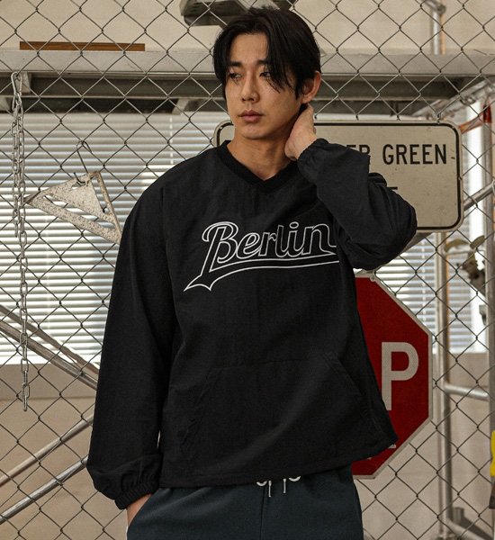 (L-5XL)<BR>하리푸르 ナイロン マンツーマン