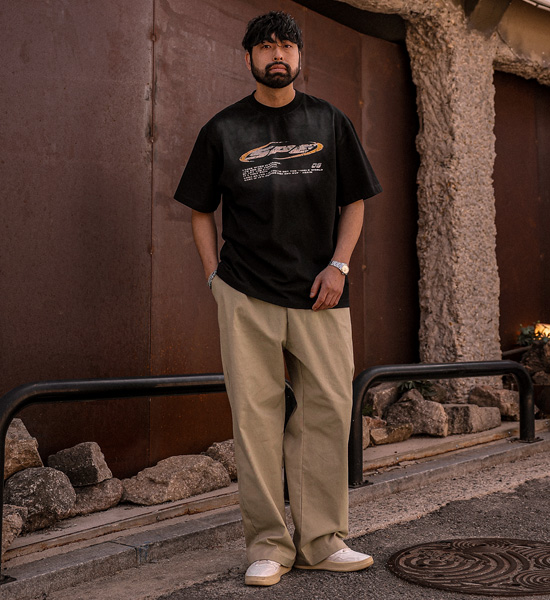 (M-4XL)<BR>아타라나 セミワイドフィット バンディングパンツ