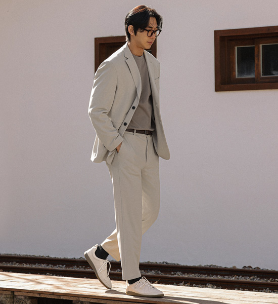 (M-6XL)<BR>메이도프 ジャケット+나이브스 バックバンディング スレックス <br><font color="#098a09"><B>長さを選択 (基本的な,ロング+10cm)</B></font>