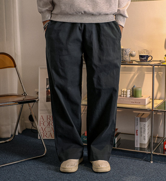 (L-4XL)<br>스라시나 セミワイドフィット バンディングパンツ