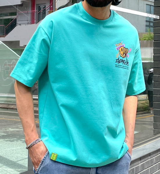 (L-5XL)<BR>레이베어 半そでティー