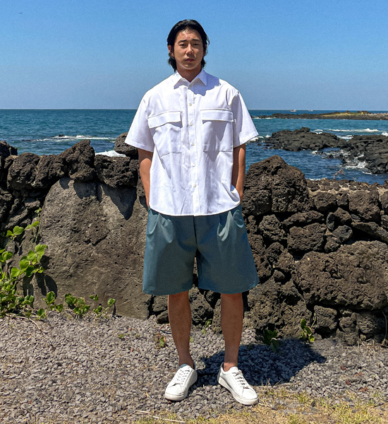 (2XL-5XL)<BR>마후리 バミューダ バンディングパンツ