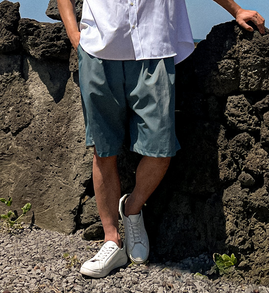 (2XL-5XL)<BR>마후리 バミューダ バンディングパンツ