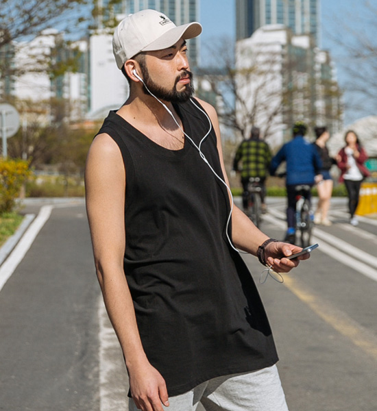 (2XL-5XL)<br>그해 夏 レイヤード 롱나시