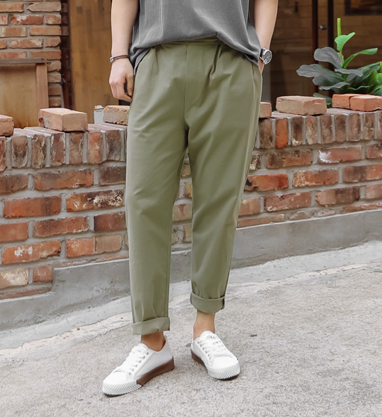 (L-6XL)<BR>우아해 バンディングパンツ<br><font color="#098a09"><B>*長さを選択 (基本的な,ロング+10cm)</B></font>