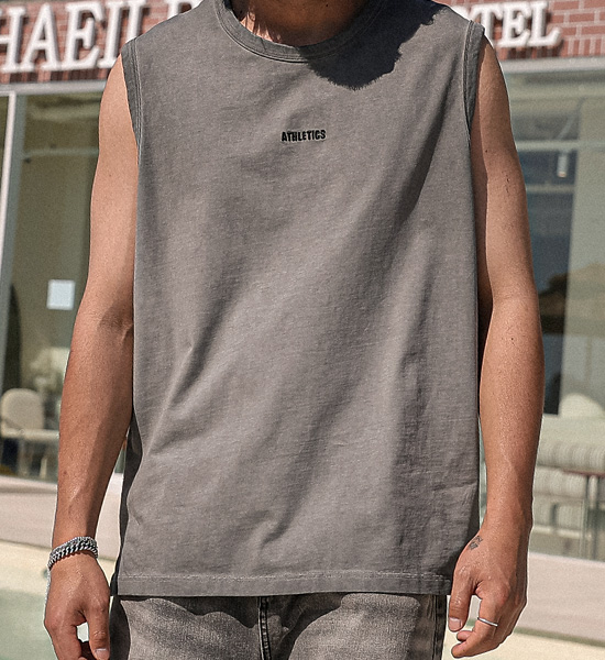 (XL-6XL)<BR>버드호 顔料 袖なし