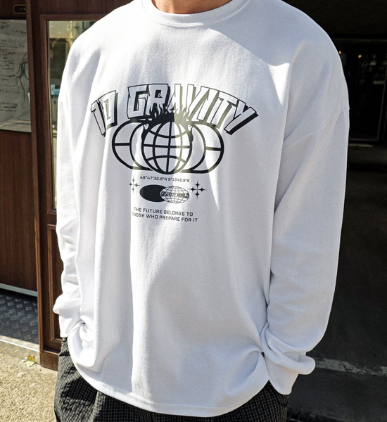 마빈크리 長袖Tシャツ