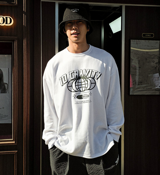마빈크리 長袖Tシャツ