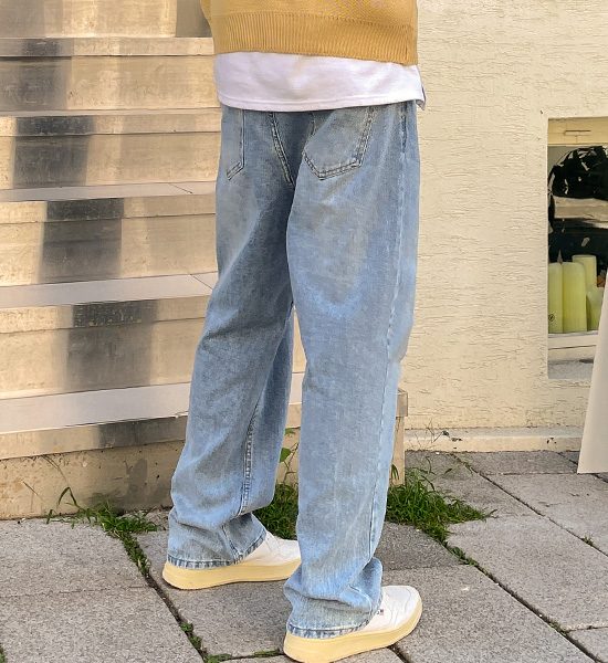 (S-5XL)<BR>메리드 広範囲 デニムパンツ 816