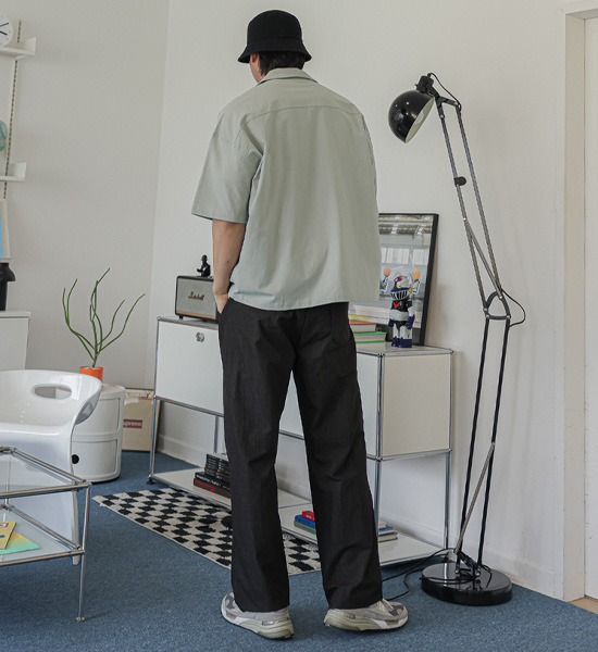 (XL-6XL)<br>오포치노 リネン半袖シャツ