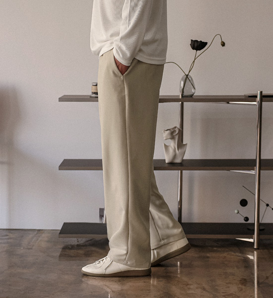 (L-5XL)<BR>고린드로 標準フィット バンディングスラックス 66