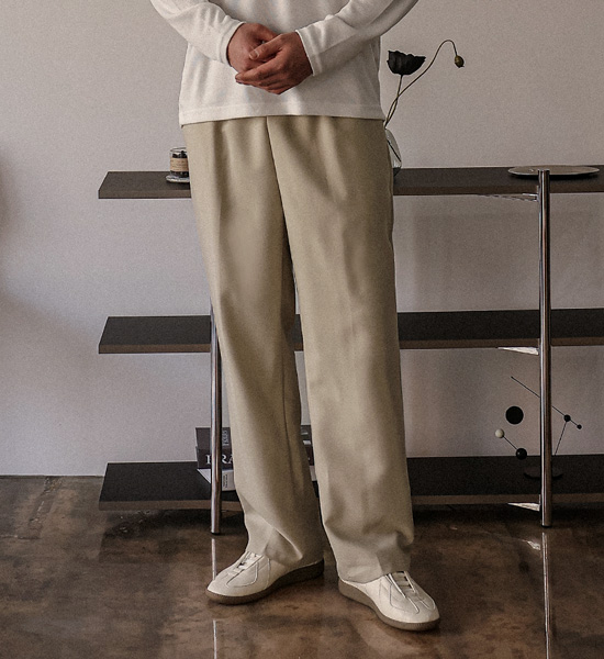 (L-5XL)<BR>고린드로 標準フィット バンディングスラックス 66