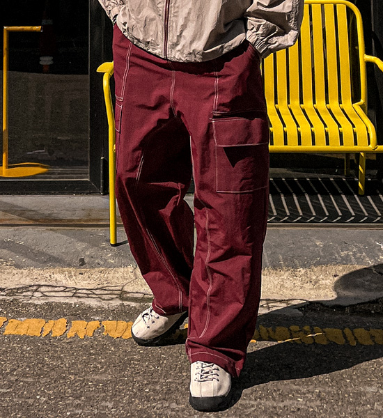(XL-6XL)<BR>카소타 セミワイドフィット カーゴバンディングパンツ