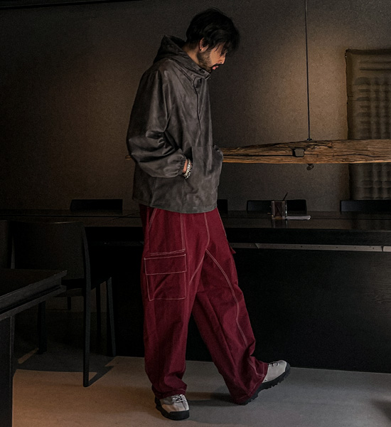 (XL-6XL)<BR>카소타 セミワイドフィット カーゴバンディングパンツ