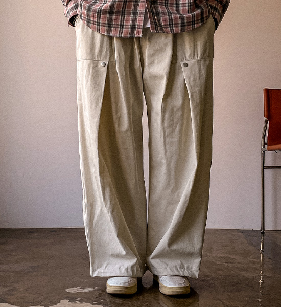(XL-4XL)<BR>피크리나 ワイドフィット バルーンバンディングパンツ