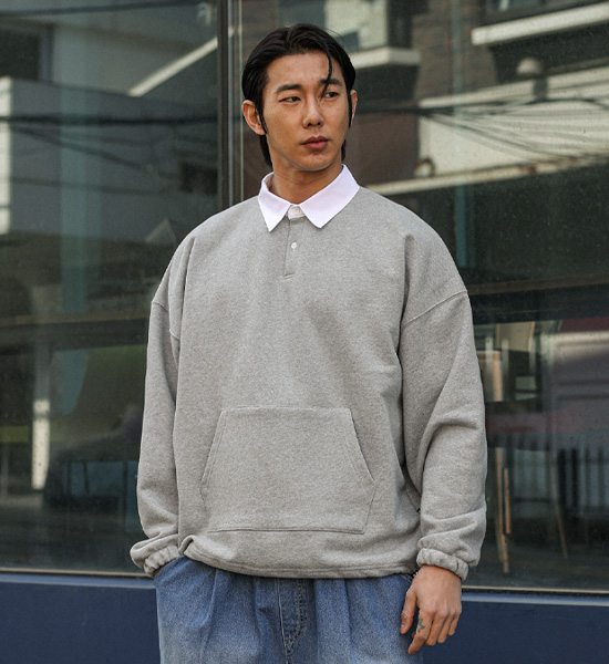 타키투파 襟付きスウェットシャツ