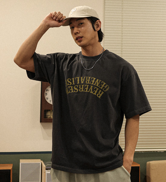 (XL-4XL)<BR>로모틴 顔料 半そでティー