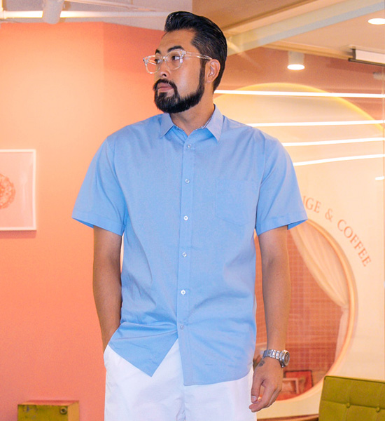 (M~5XL)<br>오덤 半袖シャツ