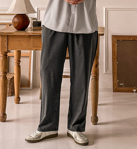 (L-5XL)<BR>미도릭 標準フィット バンディングスラックス 67