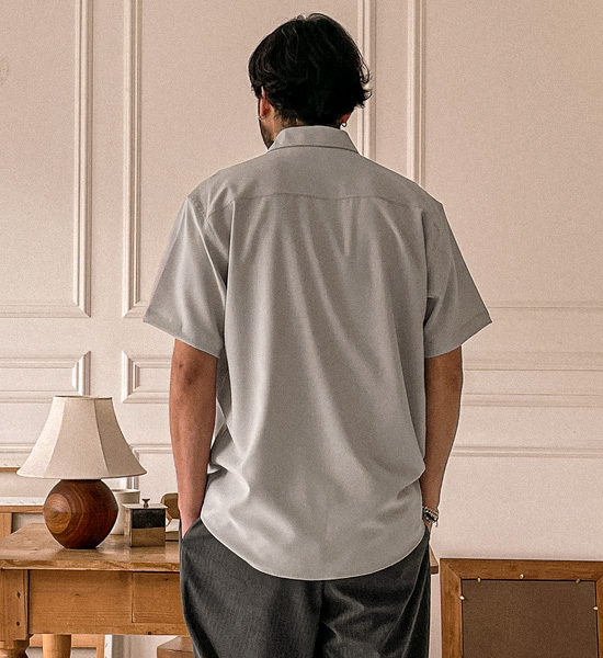 (L-5XL)<br>캐플란 冷却 スパン半袖シャツ
