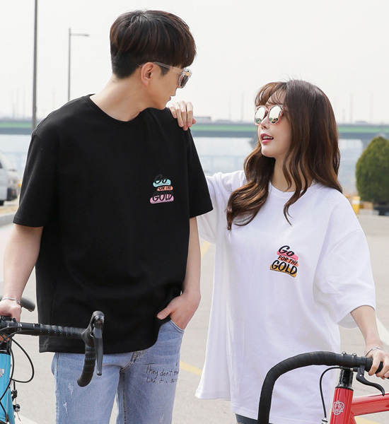 (L~5XL)<br>마푸토 ゴールド半袖シャツ