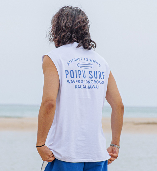 (L~5XL)<br>서프독 サイド·スリット 袖なし