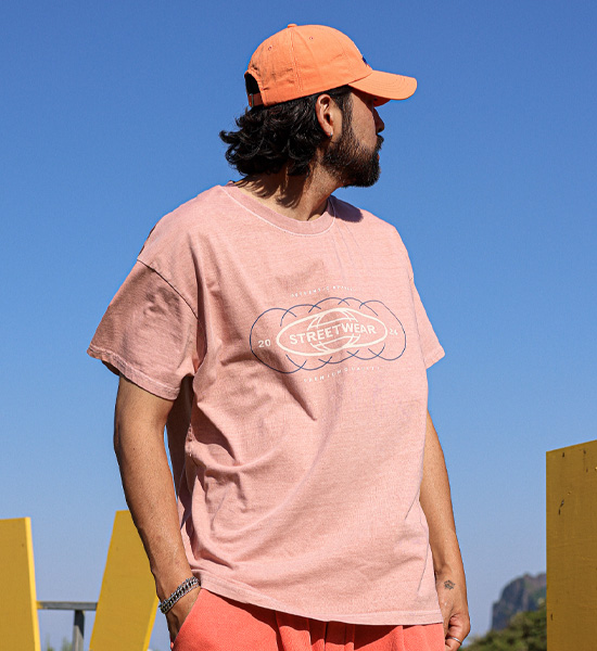 (L-5XL)<BR>톤다르 顔料 半そでティー