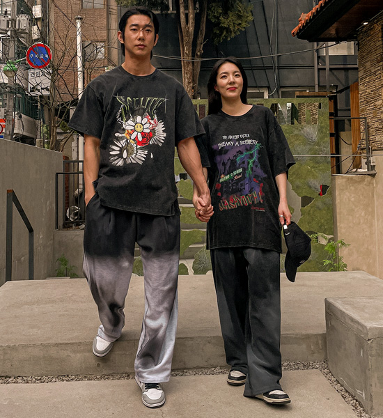 (L-4XL)<br>티프란 セミワイドフィット バンディングパンツ