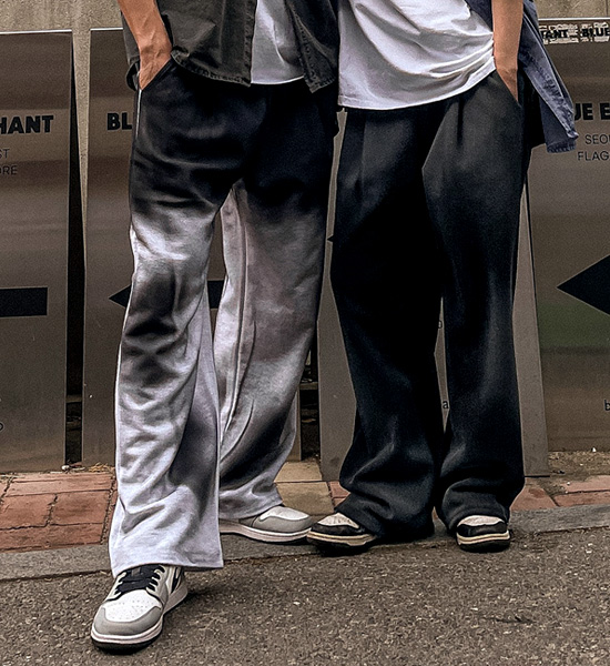 (L-4XL)<br>티프란 セミワイドフィット バンディングパンツ