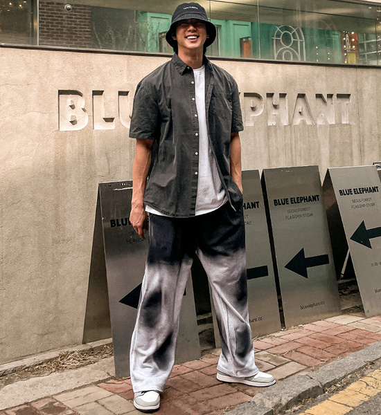 (L-4XL)<br>티프란 セミワイドフィット バンディングパンツ