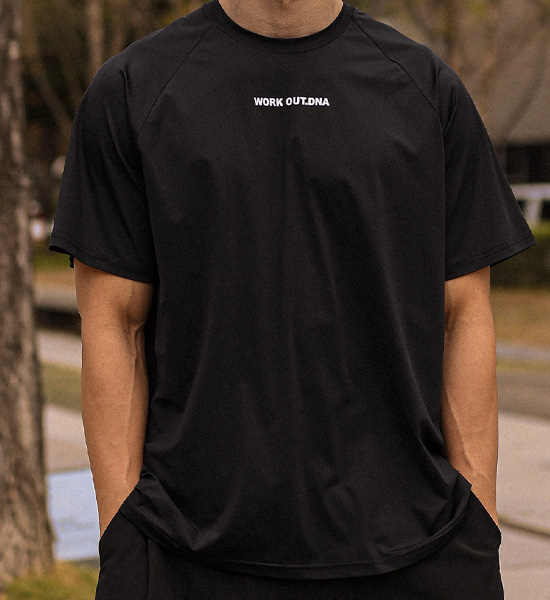 (L-6XL)<BR>바마코니 機能性 半そでティー T026<br><font color="#072c81"><B>[ W.DNA ]</B></font>