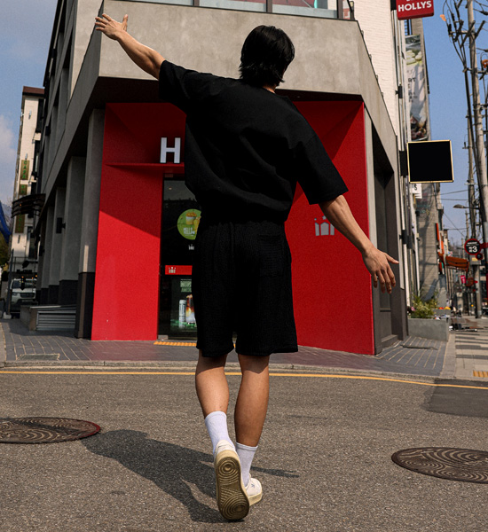 (XL-6XL)<br>크라스카 バンディング半ズボン P005