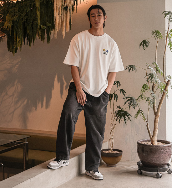 (XL-6XL)<BR>파코야 標準フィット デニムバンディングパンツ RA-1081