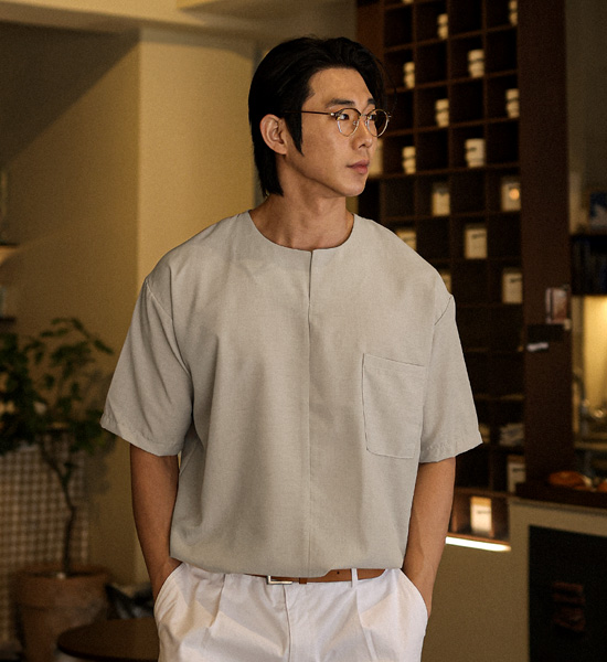 (M-6XL)<br>크렁드 半そでティー