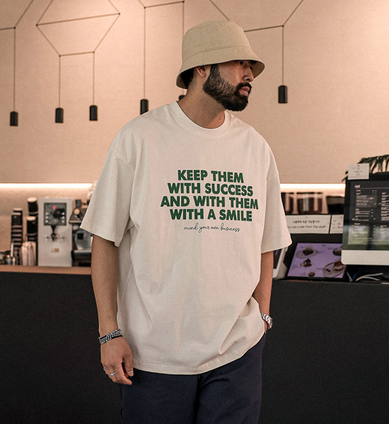 (XL-4XL)<br>크로퍼즈 半そでティー