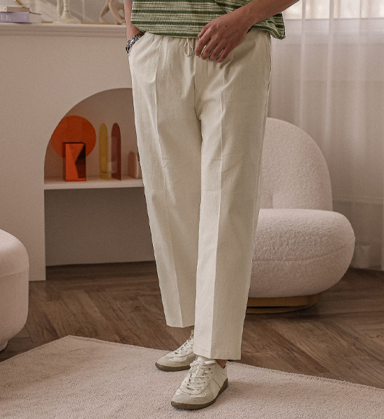 (30-40)<br>노브마코 標準フィット バンディングパンツ 730