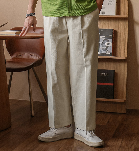 (30-40)<br>노브마코 標準フィット バンディングパンツ 730