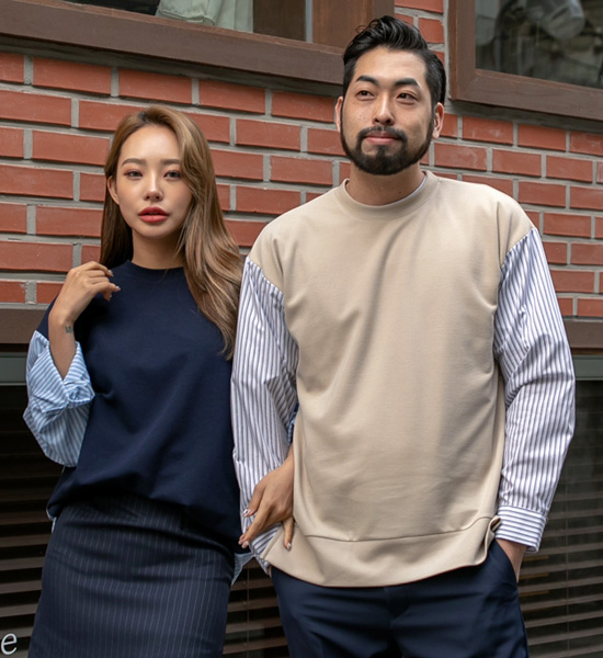 (L~5XL)<br>로제리 ティーシャツ